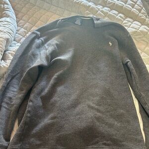 Polo by Ralph Lauren Men's Charcoal Crewneck Sweater